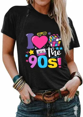 90s Outfit for Women Take Me Back to The 90's Shirt Vintage 80s T-Shirt Casual 90s 80s Nostalgia Tee Tops