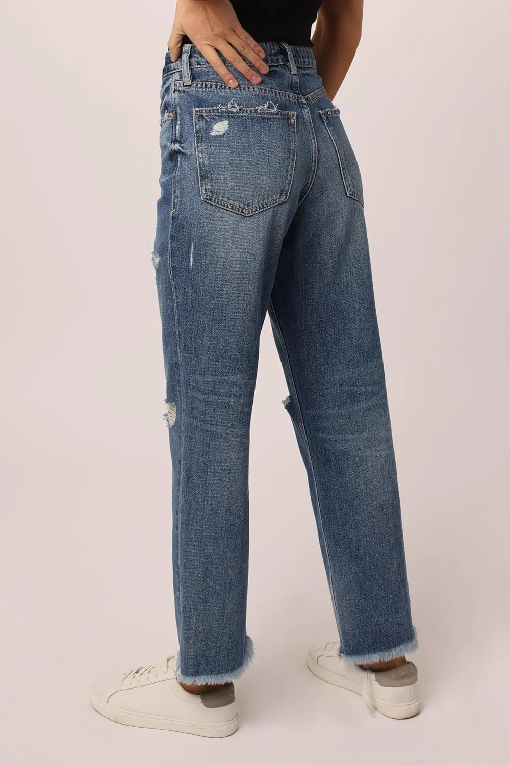 DEAR JOHN 90's Women's Jeans Straight Leg High Rise Ankle Inseam