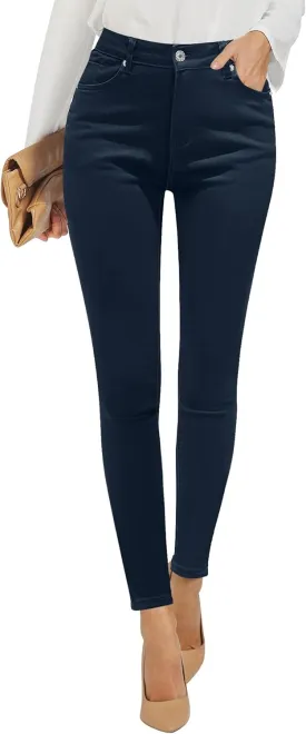 GRAPENT Skinny Jeans for Women High Waist Stretchy Classic High Rise Slimming Jeggings Denim Trousers Pants