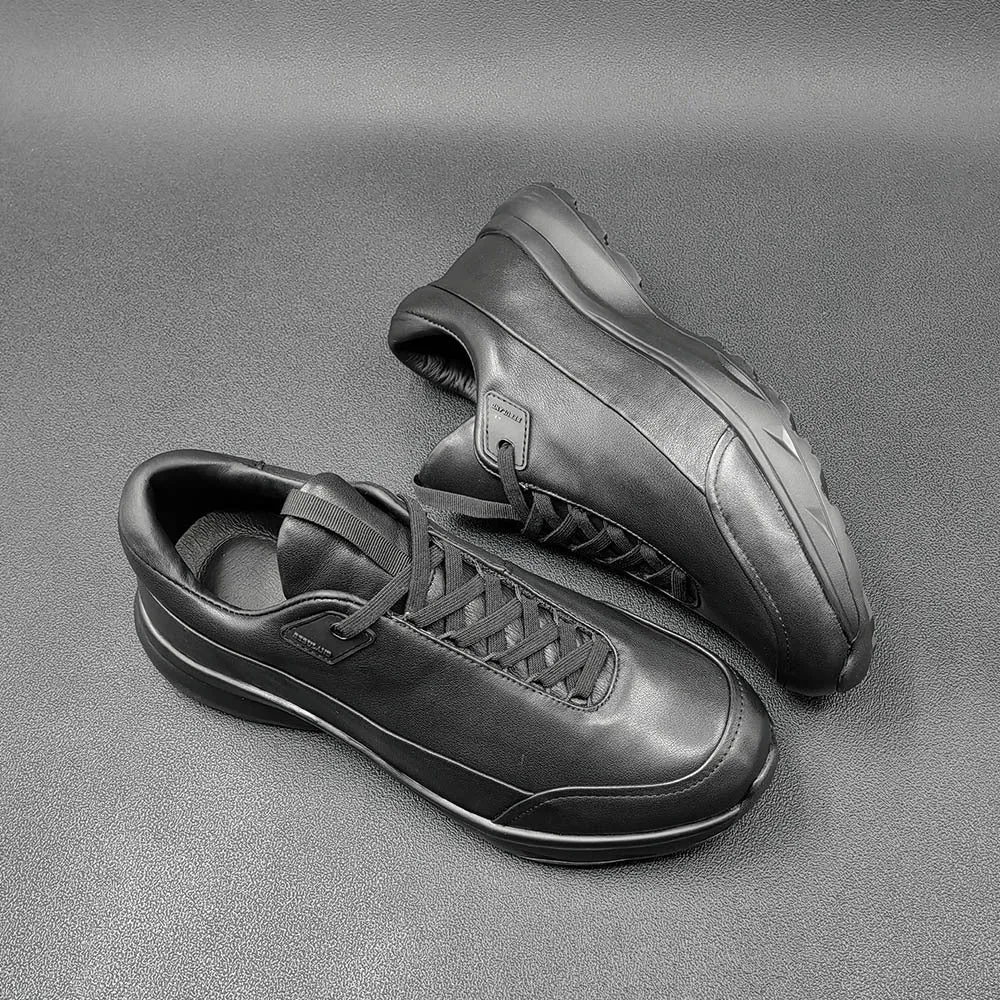 Men Minimalist Classic Leather Casual Shoes