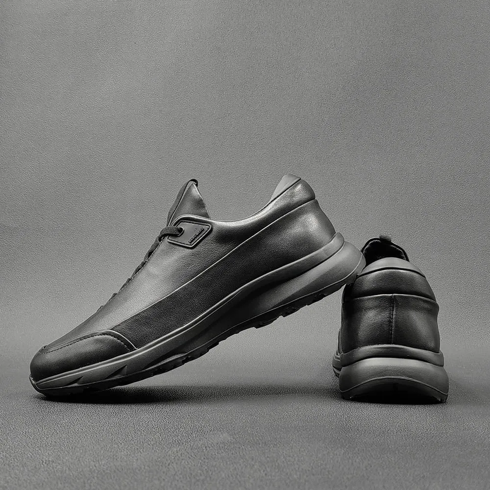 Men Minimalist Classic Leather Casual Shoes