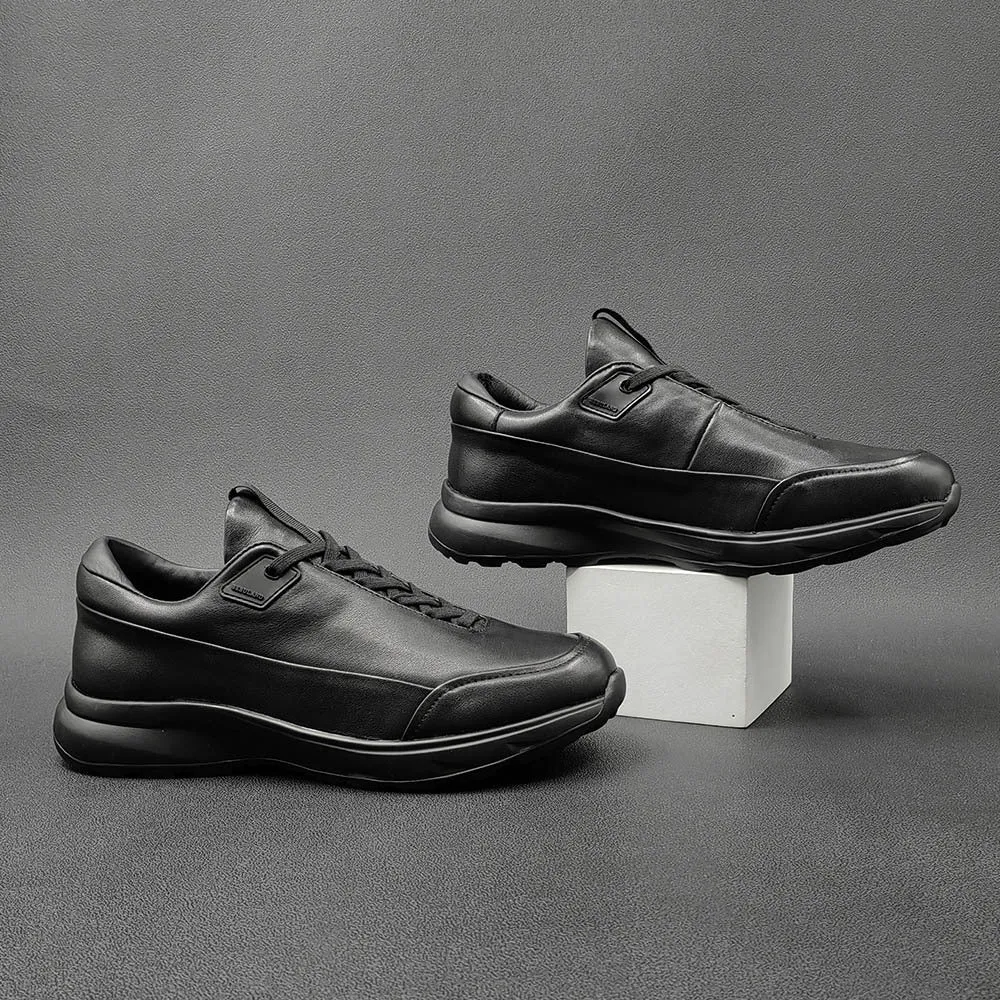 Men Minimalist Classic Leather Casual Shoes